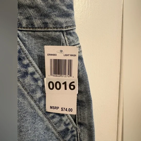 Edited by Remi Bader Women's Utility Mini Denim Skirt - Picture 5 of 9